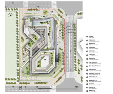 10 Design - Financial Headquarters Mixed Use Building Site Plan, Mixed Use Building Plan, Mixed Use Building Concept Architecture, Museum Landscape, Business Incubator, Masterplan Architecture, Site Plan Design, Folding Architecture, Architecture Site Plan