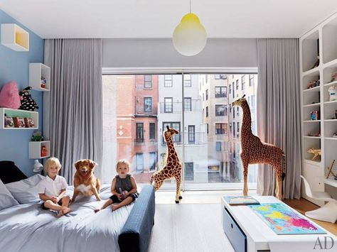 1 Stylish Kids Bedroom, Design Ložnic, Cool Kids Rooms, Manhattan Apartment, Kids Bedroom Designs, Bedroom Nursery, Bedroom Designs, Kids Room Design, One Bedroom Apartment