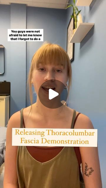 Grace Leger on Instagram: "Physical demonstration on how to release the fascia in the low back! Check out the initial video in my bio for more background on why this is important and where the fascia is. Give it a try and let me know how it goes in the comments! #lowbackpain #lowbackpainrelief #chronicpain #fascia" Fascia Flossing, What Is Fascia, Fascia Release, Fascia Blasting, Fascia Blaster, Low Back Pain Relief, Low Back Pain, Inner Thigh, The Low