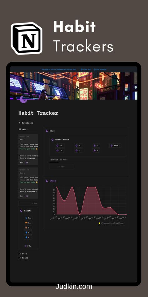 #Notion_Habit_Tracker #Habit_Tracker_Ideas #Habit_Tracker_Template #Tracker_Ideas Notion Habit Tracker Template, Notion Habit Tracker, Habit Tracker Template, Tracker Free, Habit Tracker Bullet Journal, Tracker Template, Habit Tracking, Mom Planner, Habit Trackers