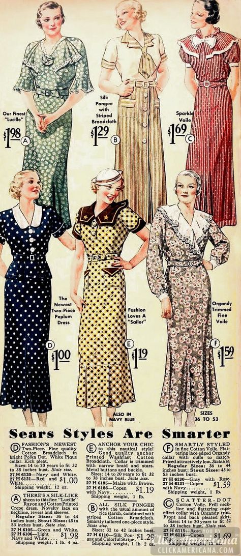 These are the same similar dresses you can see an other woman wearing around town. The puffed up sleeves, the tight, short, curled hair. Gloves, long dress going down to feet. 1930's Dresses, Vintage Fashion 1930s, 1930 Fashion, Patron Vintage, 1930s Dress, 30s Fashion, Afternoon Dress, 1930s Fashion, فستان سهرة