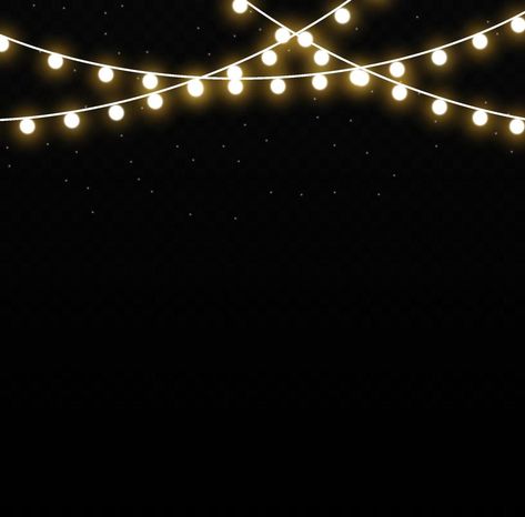 Christmas Lights Discord Banner, New Year Flyer Background, R15 V3 Wallpaper Black Hd, String Lights Aesthetic, Black Christmas Background, Light Black Background, Christmas Lights Aesthetic, New Year Garland, Black Background Light