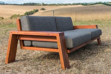 Recycled Timber Furniture, Resort Furniture, Wooden Sofa Designs, Wooden Sofa Set, Diy Couch, Furniture Packages, Timber Furniture, Outdoor Couch, Diy Sofa