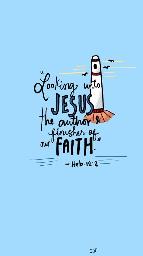 Jesus is the author and finisher of our faith. Author And Finisher Of Our Faith, Crazy Faith, Hebrews 12 2, Worship Wallpaper, Scripture Wallpaper, God Grace, Promise Keeper, Jesus Christ Quotes, Bible Verse Background