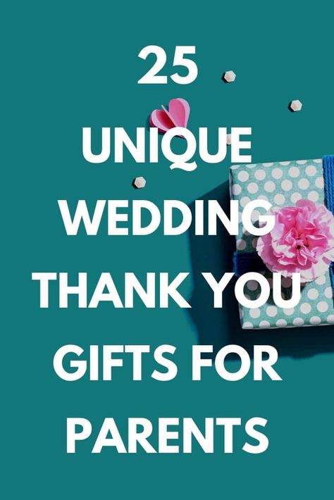 Discover 25 unique wedding thank you gifts for parents today! Thank you gift ideas every parent will love to receive. #ourpf #wedding #thankyou #gifts #parents #inlaws #couples #newlyweds #weddinggifts Personalized Wedding Thank You Gifts, Gifts For Parents On Wedding Day Unique, Personalized Wedding Gifts For Parents, Presents For Parents On Wedding Day, Gifts For Inlaws Wedding, Parent Thank You Gifts, Wedding Thank You Gifts For Helpers, Gift Ideas For Parents On Wedding Day, Thank You Gifts For Wedding Helpers