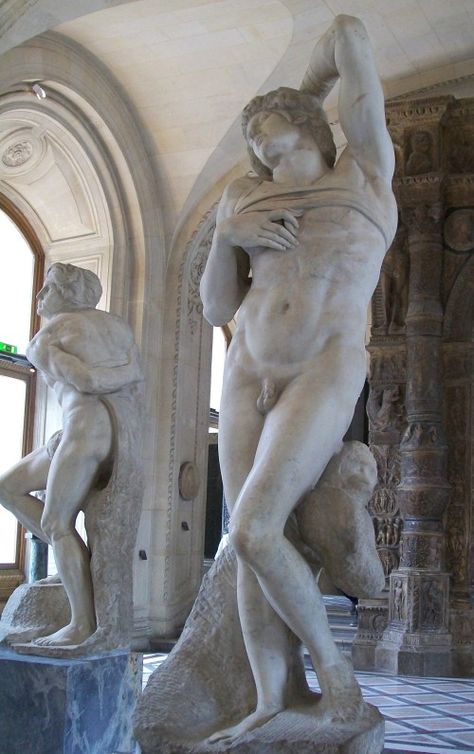 Michelangelo Paintings, Paris Louvre, Famous Sculptures, Italian Sculptors, Travel Theme, Louvre Paris, Marble Statues, Western Art, Travel Themes