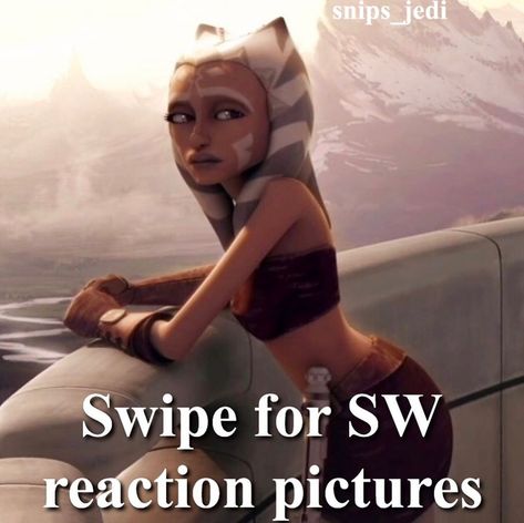 Ahsoka Tano ♡ on Instagram: “the last one is my favourite - #ahsokatano #starwars #clonewars #reaction #reactionpictures” Senator Amidala, Ashoka Tano, Lion King Pictures, Star Wars Ahsoka, Star Wars Women, Ahsoka Tano, Star Wars Fan Art, Star Wars Images, Star Wars Pictures