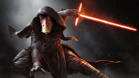 Jar Jar Binks Voice Actor Does a Darth Jar Jar Impression! — GeekTyrant Darth Jar Jar, Jar Jar Binks, Star Wars Wallpaper, Kylo Ren, Star Wars, Wallpapers