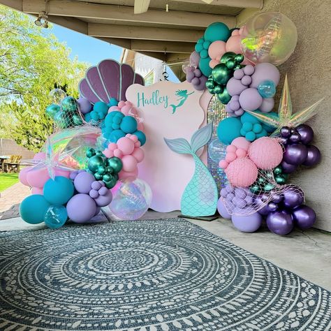 🌊🧜‍♀️ Dive into the magic of the sea with our enchanting Mermaid Birthday Party décor! 🐚✨ From shimmering seashells to sparkling underwater treasures, we’ll create a stunning ocean-inspired wonderland that will leave your little mermaid and her guests mesmerized. We will bring the ocean to life for an unforgettable celebration! 🌊💫 #MermaidParty #MermaidBirthday #UnderTheSea #OceanTheme #MermaidDecor #KidsPartyIdeas #MermaidMagic #BirthdayPartyDecor #UnderwaterAdventure #OceanVibes #KidsParty... Magic Birthday, Mermaid Theme Birthday Party, Mermaid Magic, Mermaid Theme Birthday, Mermaid Decor, Mermaid Inspired, Twin Birthday, Mermaid Theme, Baby 1st Birthday