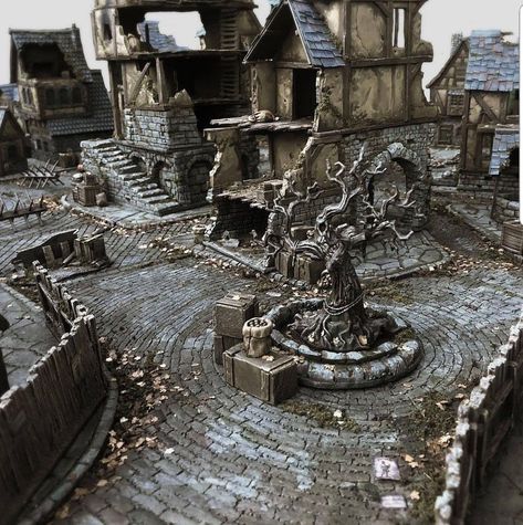 Mordhiem Terrain, Malifaux Terrain, Mordheim Board, Frostgrave Terrain, Dnd Decor, Miniature Terrain, Wargaming Table, Warhammer Terrain, 40k Terrain