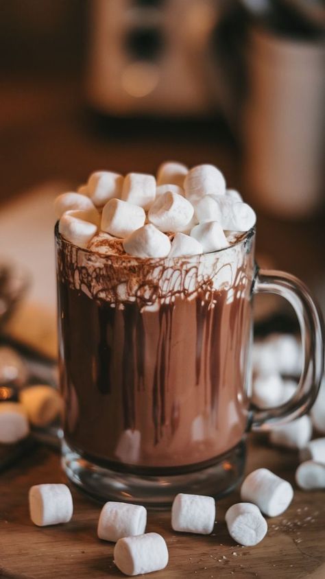 Indulge in Christmas Hot Chocolate ideas that make the holiday season extra warm and magical. Each recipe adds a festive touch to your cozy nights, perfect for gatherings or quiet evenings by the fire. Don’t miss out on these delightful sips—save this pin now so you’ll have them ready for your holiday moments! Cozy Hot Cocoa Aesthetic, Hot Chocolate Aesthetic Cozy, Holiday Sleepover, Hot Chocolate Ideas, Hot Chocolate Aesthetic, Fun Coffee Recipes, Hot Cocoa Drink, Fall Hot Chocolate, Hot Chocolate With Marshmallows