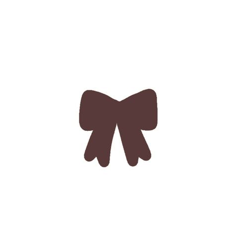 Bow App Icon, Enhypen Ios, Brown Doodle, Cake Icon, Bow Drawing, Doddle Art, Pretty Letters, Minimalist Icons, Brown Painting