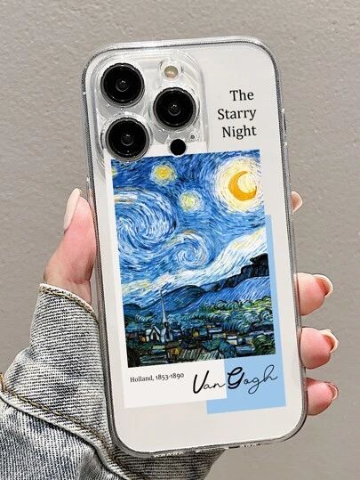 Creative Oil Painting, Photo Phone Case, Arte Van Gogh, Wallpaper Earth, Diy Iphone Case, Trendy Phone Cases, Floral Iphone, Clear Phone Case, Black Phone Case