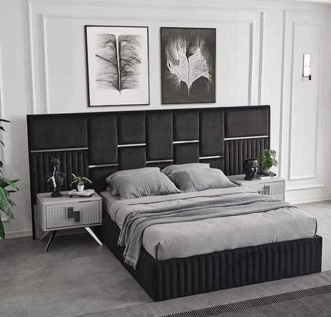 Ideas Cuarto, Bed Back Design, Bed Headboard Design, Stylish Bedroom Design, Luxury Bedroom Design, Bed Design Modern, Bedroom Deco, Bedroom Bed Design, Bed Furniture Design