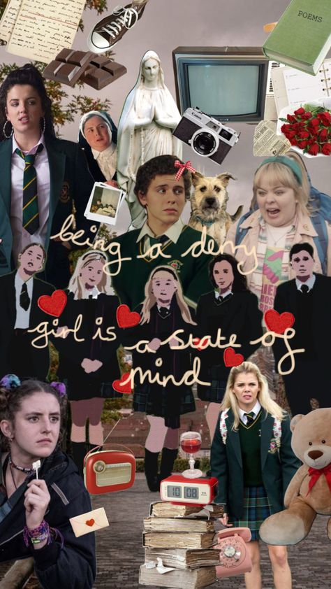 love love love the derry girls #derrygirls #ireland #irish #90s Derry Girls Wallpaper, Derry Girls Poster, Derry Girls, Girls Wallpaper, Poster Aesthetic, Girl Posters, Last Episode, Moving Out, Love Love Love