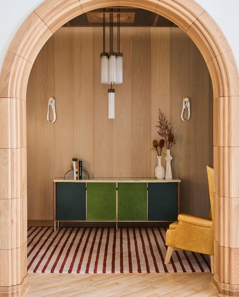 Orior Furniture (@orior_furniture) • Instagram photos and videos Orior Furniture, Havenly Dining Room, Leather Door, House Wall, Green Marble, Marble Top, Green Leather, Credenza, Soho