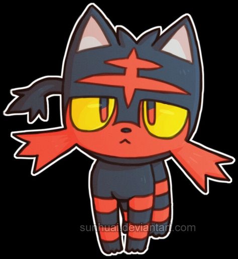 Litten Pokemon Litten, Litten Pokemon, Cat Pokemon, Fire Pokemon, Starter Pokemon, Pokemon Sketch, Pokemon Starters, Mega Pokemon, Pokemon Eeveelutions