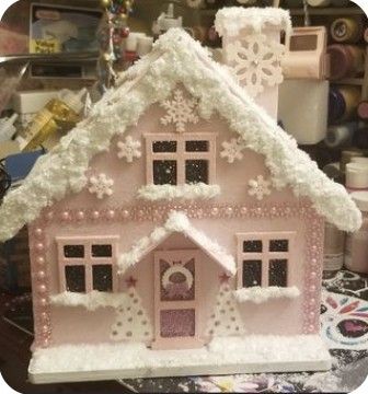 Gingerbread House Decorating Ideas, Pink Gingerbread House, Gingerbread House Decorating, Baby Staff, Pink Gingerbread, Gingerbread House Designs, Gingerbread House Ideas, Gingerbread House Decorations, Christmas Gingerbread House