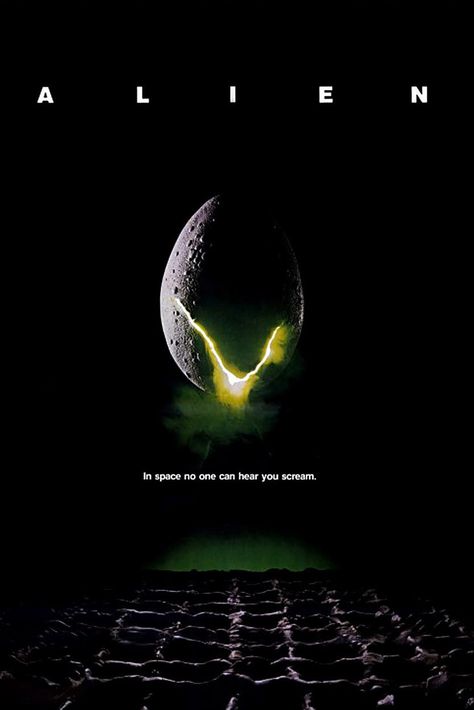 Alien Ridley Scott, Alien Movie Poster, Harry Dean Stanton, Alien Movie, Alien 1979, Best Movie Posters, Pet Sematary, Sigourney Weaver, Aliens Movie