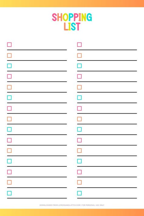 Stay organized with this printable grocery list template. Download and print as many copies as you need for free! Free Printable Grocery List Templates, Basic Grocery List, Printable Grocery List Template, Grocery List Printable Free, Shopping List Template, Printable Grocery List, Grocery List Template, Free Printables Organization, Math Genius