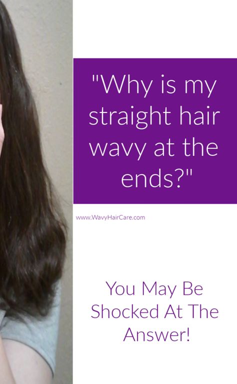 How To Make The Ends Of Your Hair Straight, Wavy Hair To Straight Hair, Straight Wavy Hair Routine, How To Care For Straight Hair, How To Style Fine Wavy Hair, How To Tell If You Have Wavy Hair, Do I Have Wavy Hair, How To Have Straight Hair Naturally, How To Know If You Have Wavy Hair