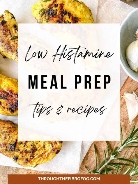 Low Histamine Meal Prep (Tips and Recipes) - Through The Fibro Fog Gluten Free Low Histamine Recipes, Low Histamine Casserole, Low Histamine Meal Prep, Low Histamine Instant Pot Recipes, Low Histamine Lunch Ideas, Antihistamine Recipes, Antinflammatory Diet, Low Histamine Lunch, Low Histamine Diet Recipes