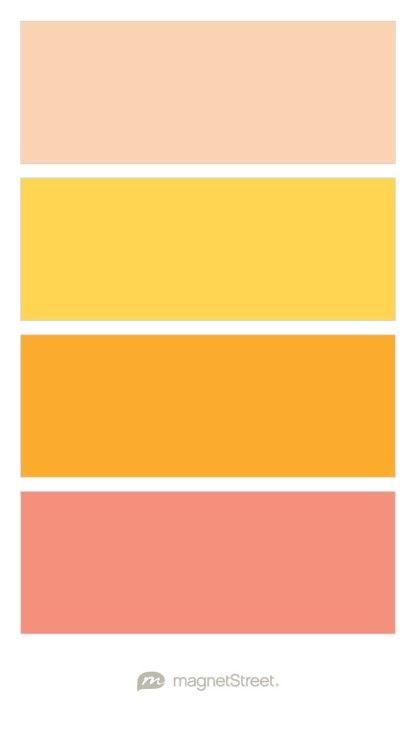 Peach Pink Yellow Color Palette, Coral Pink Yellow Colour Palettes, Coral And Yellow Color Palette, Pink Peach Yellow Colour Palettes, Yellow Coral Color Scheme, Peach Colour Pallet, Coral Yellow Color Palette, Peach Yellow Color Palette, Mustard Branding