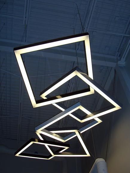 Square Lighting, Architectural Lighting Fixtures, Square Pendant Lighting, Modern Apartment Design, Lighting Art, Light Wall Art, Ceiling Design Modern, Ceiling Light Design, Lighting Concepts