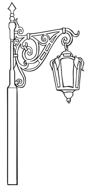 Lamp Post Drawing Street Lights, Fantasy Lamp Post, Vintage Street Lamp Drawing, Old Street Lamp Drawing, Vintage Lamp Drawing, Old Lamp Drawing, Lamp Post Drawing, Street Lamp Drawing, Street Light Drawing