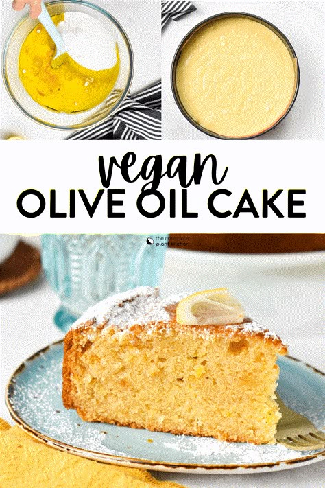 Vegan Olive Oil Cake, Olive Oil Cakes, Oil Cake Recipe, Olive Oil Cake Recipe, Healthier Baking, Lemon Olive Oil Cake, Best Vegan Desserts, Vegan Sweet Treats, Vegan Baking Recipes