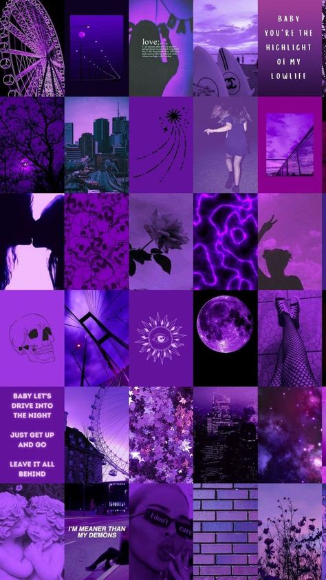 Neon Purple Collage Phone Wallpaper     #phone #wallpaper #screensaver #indie #decor #collage #purple #neonpurple Collage Phone Wallpaper, Purple Collage, Free Watercolor Flowers, Indie Decor, Attractive Wallpapers, Purple Aesthetic Background, Printable Wall Collage, Pastel Poster, Iphone Wallpaper Classy