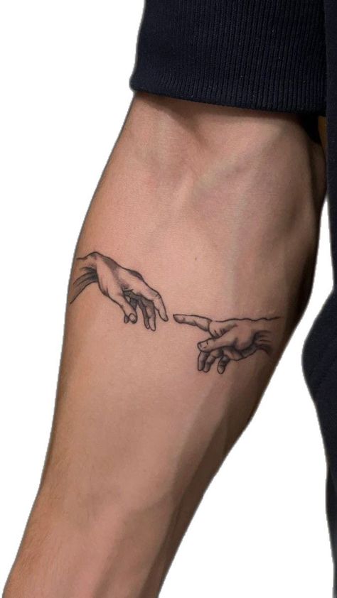 Aesthetic Gemini Tattoo, First Tattoos For Guys, Brother And Sister Tattoo Ideas, Herren Hand Tattoos, Tattoos Masculinas, First Tattoo Ideas, Arm Tattoos For Guys Forearm, Geometric Tattoo Sleeve Designs, Sister Tattoo Ideas