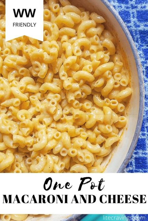 Fancy Mac And Cheese, Lite Cravings, Ww Sides, Weight Watchers Casserole, Cravings Recipes, Weigh Watchers, Skillet Dinner Recipes, Macaroni And Cheese Recipe, Weight Watcher Dinners