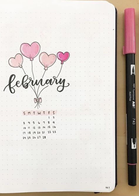 February Dot Journal, February Calendar Drawing, February 2024 Journal, February Aesthetic Month Calendar, February Bujo Calendar, February Calendar Doodles, February Aesthetic Calendar, February Scrapbook Ideas, February Whiteboard Ideas