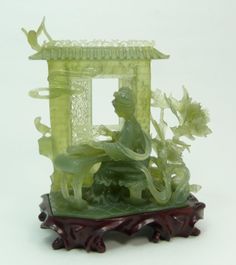 Jade Sculpture, Gemstone Art, Flying Birds, Chinese Jade, Carved Jade, Art Carved, December 21, Jade Carving, Rocks And Gems