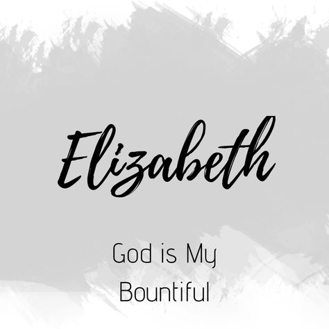 Elizabeth Name Meaning, Tattoo Cursive, Elizabeth Name, Cursive Tattoos, Beautiful Names, Baby Name List, Cursive Script, Name List, Marauders Era