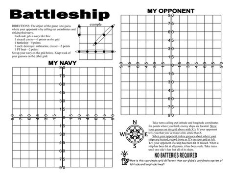 A Latitude and Longitude Battleship Game Coordinate Planes, Battleship Game, Ordered Pairs, 4th Grade Social Studies, Latitude And Longitude, 6th Grade Social Studies, 5th Grade Social Studies, Homeschool Geography, Map Skills