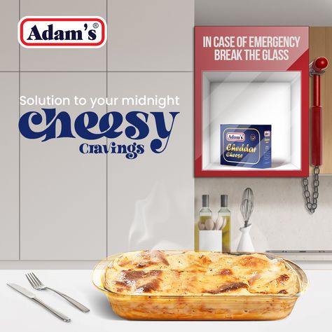 Adam’s Cheddar Cheese, your ultimate midnight craving solution. Embrace the cheesy delights! 🌐: www.adamsestore.com #AdamsMilkFoods #Adams #CheddarCheese #Cheese Cheese Creative Ads, Cheese Poster, Milk Advertising, Midnight Cravings, Social Media Branding Design, Media Branding, Social Post, Christmas Ad, Food Poster Design