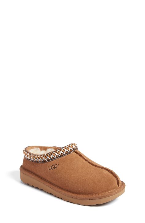 Ugg Slipper, Embroidered Slippers, Ugg Tasman Slippers, Ugg Tasman, Xmas List, Suede Slippers, Ugg Slippers, Kids Uggs, Brown Women