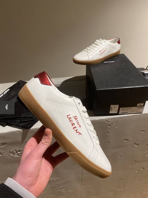 Saint Laurent Paris BNWT Saint Laurent Court Sneaker | Grailed Saint Laurent Court Classic, Saint Laurent Sneakers, Classic Outfit, Sneakers For Men, Saint Laurent Paris, Boys Sneakers, Men's Footwear, Loafers Men, Fashion Store