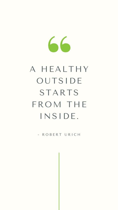 "A healthy outside starts from the inside." - Robert Urich. Start your week with positive vibes! #dailyinspiration #motivation #positivevibes #healthylifestyle #wellbeing #mondaymotivation #inspiration #wordsofwisdom #keto #preferredketo Health Care Quotes Inspiration, Healthy Inside And Out, Quotes For Healthy Food, Eat Good Quotes, A Healthy Outside Starts From The Inside, Good Food Quotes Inspirational, Healthy Nutrition Quotes, Living Healthy Lifestyle Quotes, Motivational Quotes For Wellness