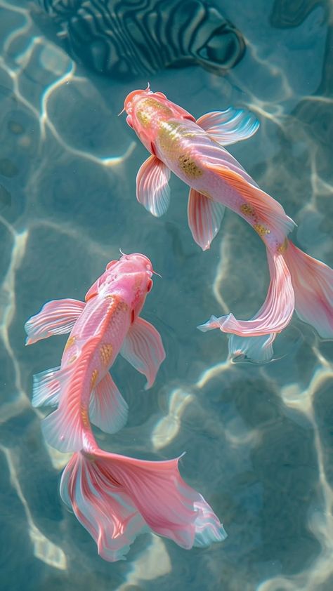 aesthetic cute wallpapers 4k lockscreen of nine fish – lifeadorable Pink Fish Aesthetic, Aesthetic Lockscreens Iphone Wallpapers, Cool Aesthetic Wallpaper Iphone, Koi Fish Aesthetic, Koi Fish Wallpaper, Summer Lockscreen, Aesthetic Fish, Karp Koi, Fish Aesthetic