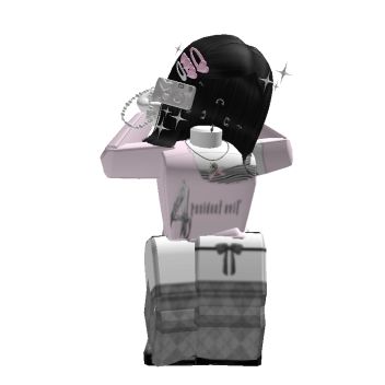 roblox aesthetics dahood dahoodian emo alt cute pink kawaii robloxoutfits sanrio goth punk opium hello kitty sanrio Silent Hill Roblox Avatar, Roblox R6, Rblx Fits, Avatar Ideas, Roblox Shirt, Roblox Outfit, Cool Avatars, Roblox Avatars, Roblox Outfits