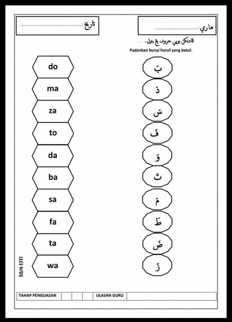 Photos On Latihan Pkp image and visual related images Latihan Jawi Pra Sekolah, Hijaiyah For Kids Free Printable, Hijaiyah Activity For Kids, Pendidikan Islam Prasekolah, Worksheet Hijaiyah, Soal Tk, Easy Math Activities, Daily Routine Activities, Preschool Activities Printable