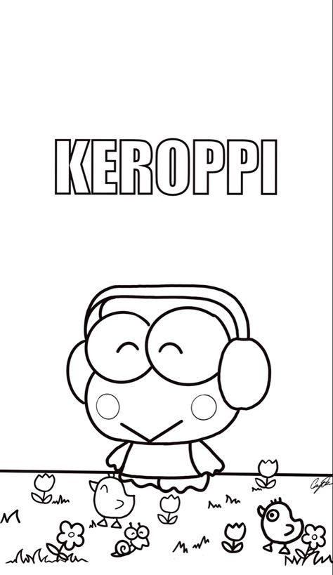 #keroppi #sanriocharacters #sanrio #hellokittycollection #coloring Keroppi Coloring Pages, Sanrio Characters Coloring Pages, Keroppi Drawing, Kerropi Coloring Page, Cute Coloring Pages Sanrio, Sanrio Coloring Pages Keroppi, Keroppi Printable, Sanrio Coloring Pages Printable, Sanrio Sketch