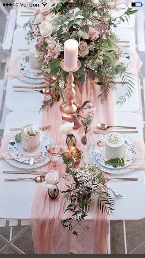 Bridal Shower Decorations Elegant, Nude Wedding, Wedding Motifs, Album Wedding, Unique Wedding Flowers, Wedding Floral Centerpieces, Pink Table, Flower Centerpieces Wedding, Wedding Forward