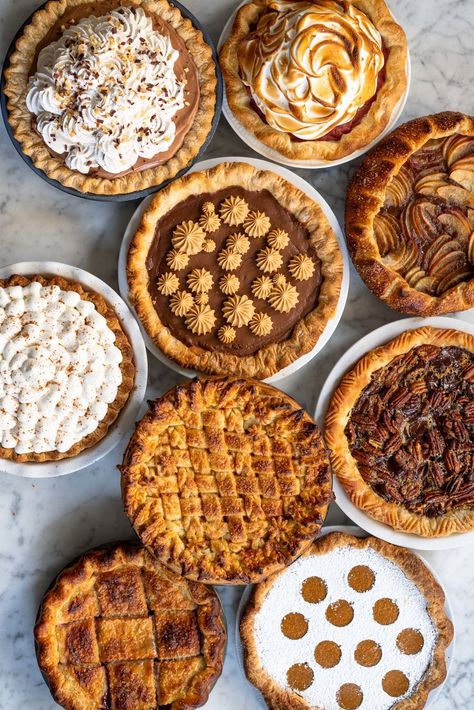 Nine of the Best Thanksgiving Pie Recipes Thanksgiving Desserts Pie, Desserts Pie, Butterscotch Pie, Thanksgiving Pie Recipes, Thanksgiving Pie, Chocolate Pecan Pie, Good Pie, Thanksgiving Pies, Best Pie