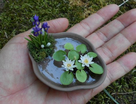 Miniature Paper Flowers, Diy Garden Beds, Clay Bells, Lily Seeds, Bloom Box, Woodland Floral, Fairy Garden Furniture, Bonsai Seeds, Dollhouse Garden