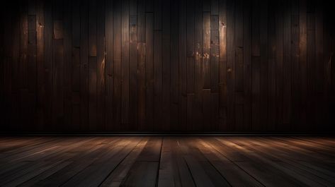 Photo wooden floor with dark wall backgr... | Premium Photo #Freepik #photo Dark Wooden Floor, Dark Floors, Youtube Success, Dark Wall, Wooden Floor, Wall Background, Dark Places, Wooden Flooring, Wooden Walls