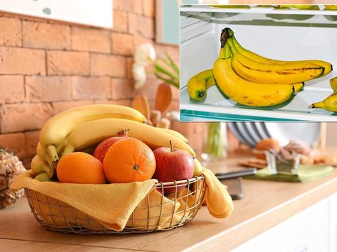 You’ve been storing bananas all wrong — how to keep them fresh for longer - NewsBreak Storing Bananas, How To Store Bananas, Keep Bananas Fresh, Savannah Bananas, Wet Paper, Fried Corn, Food Technology, Tiktok Account, Yellow Fruit